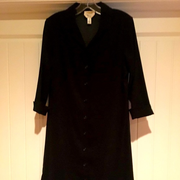 Talbots Dresses & Skirts - Talbots Moleskin Black Dress